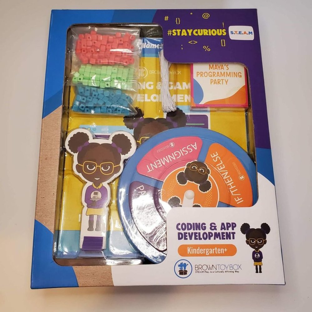 NEW Brown Toy Box Coding and App Development Steam Kit/Kids Coding Activity Box - Picture 4 of 10